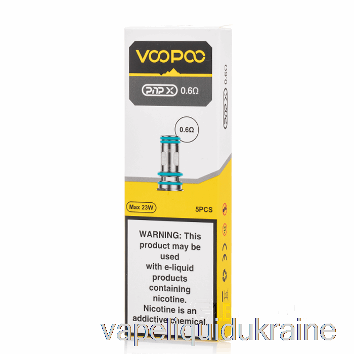 Vape Liquid Ukraine VOOPOO PnP-X Replacement Coils 0.6ohm PnP-X Coils